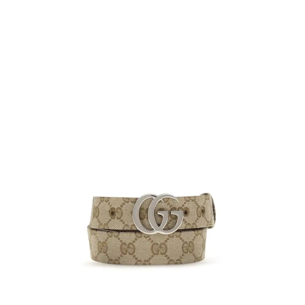 Gucci Beige Fabric Regular Belt