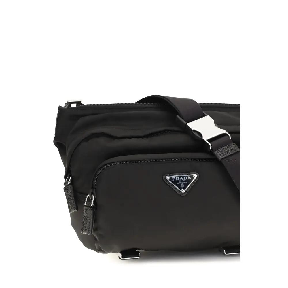 Prada Black Nylon Shoulder Bag