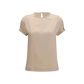 Brunello Cucinelli Beige Elastane Blouse
