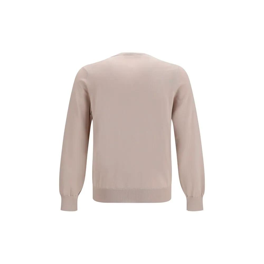 Brunello Cucinelli Beige Cotton Sweatshirt