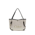 Chloé Gray Cotton Shoulder Bag
