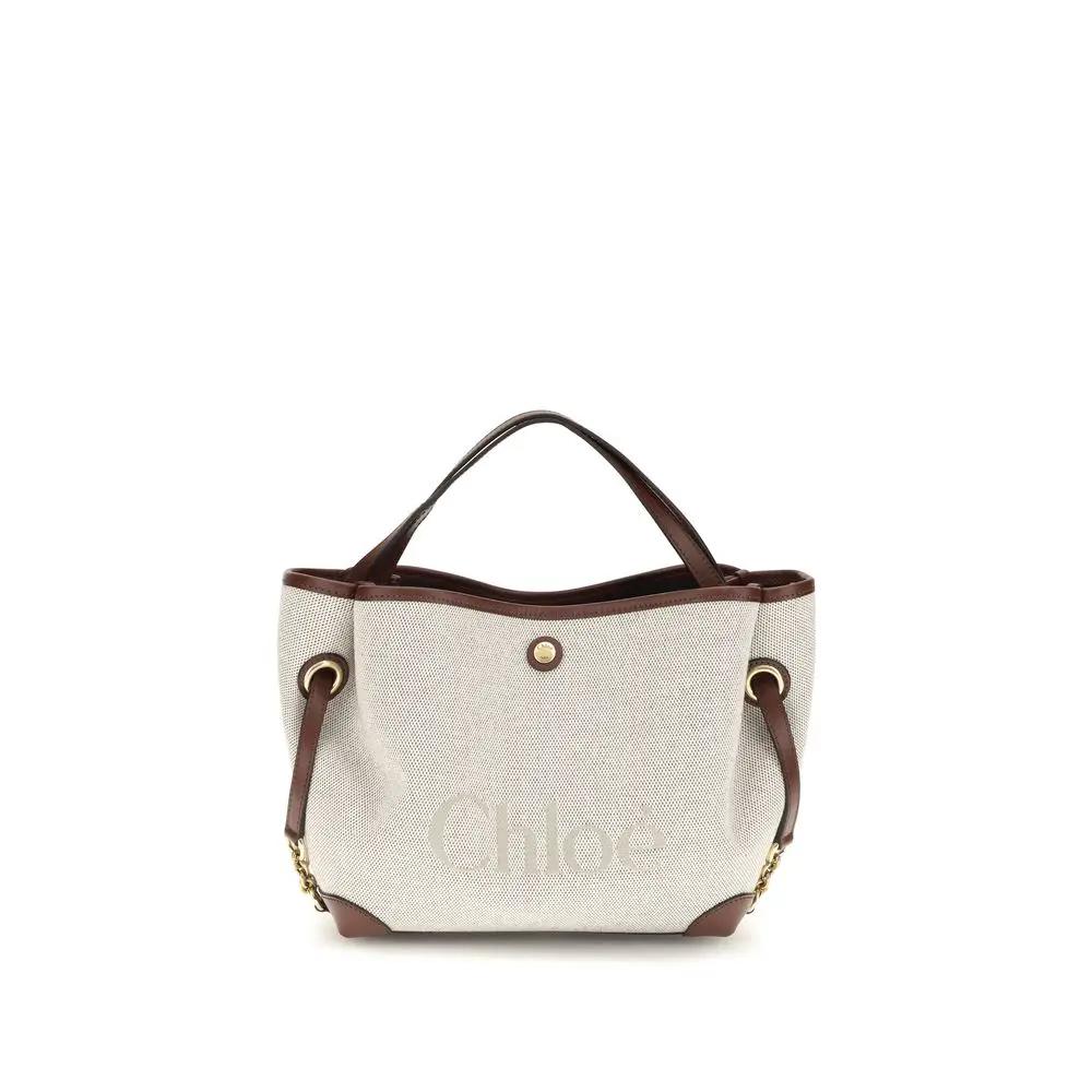 Chloé Beige Fabric Handbag