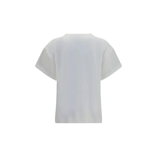 T-shirt en coton blanc Brunello Cucinelli