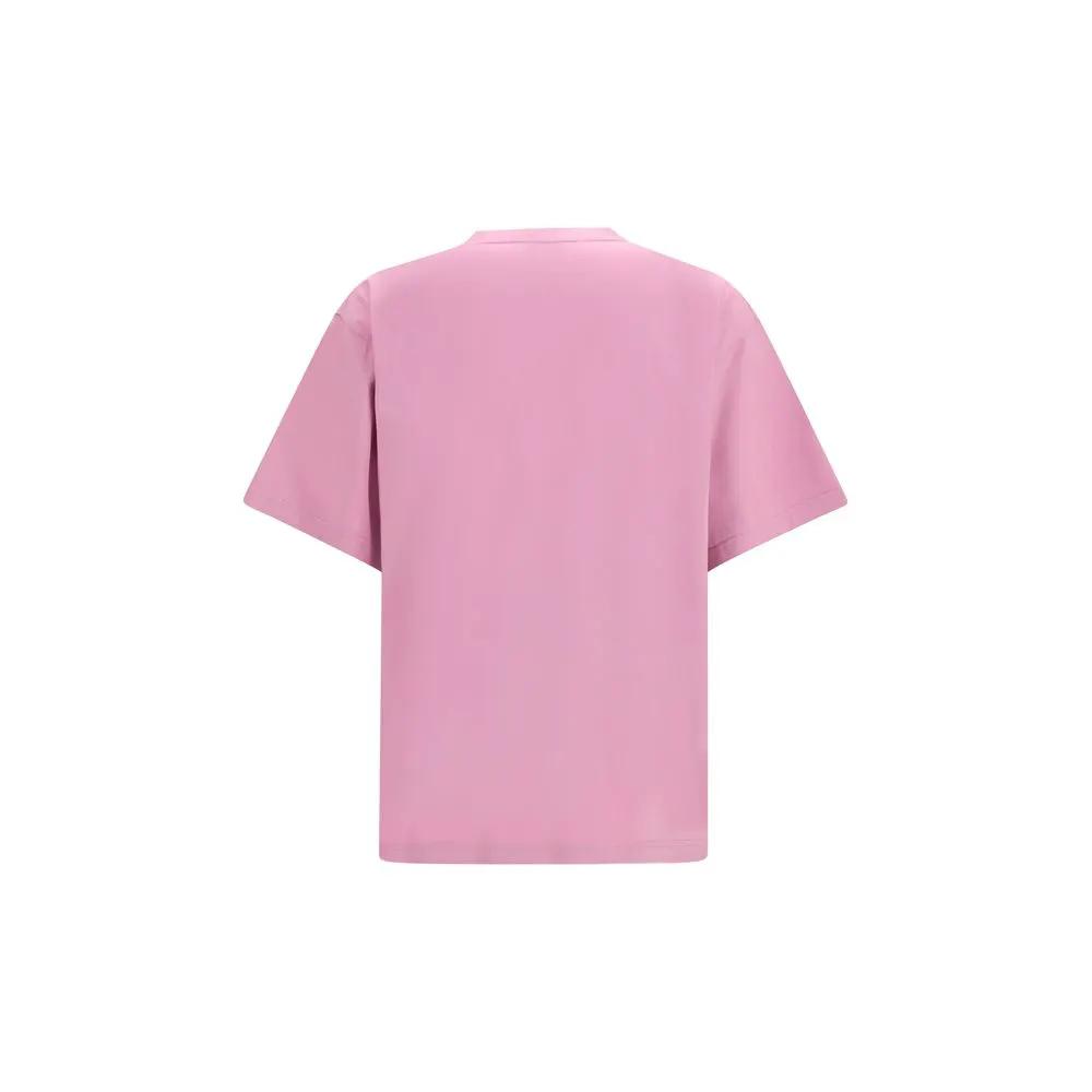 Balenciaga Purple Cotton T-Shirt