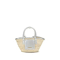 Jacquemus Beige Raffia Handbag