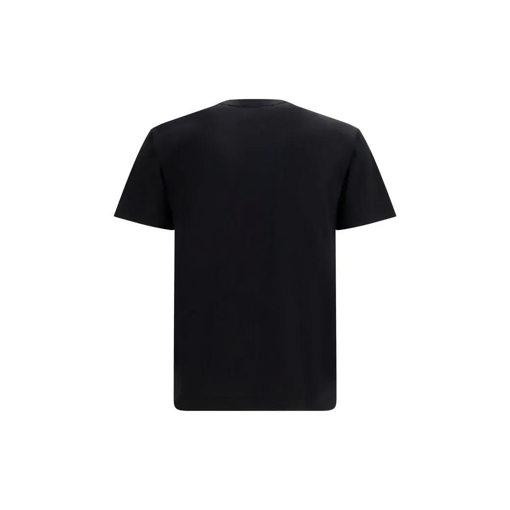 Comme Des Garçons Play Black Cotton T-Shirt