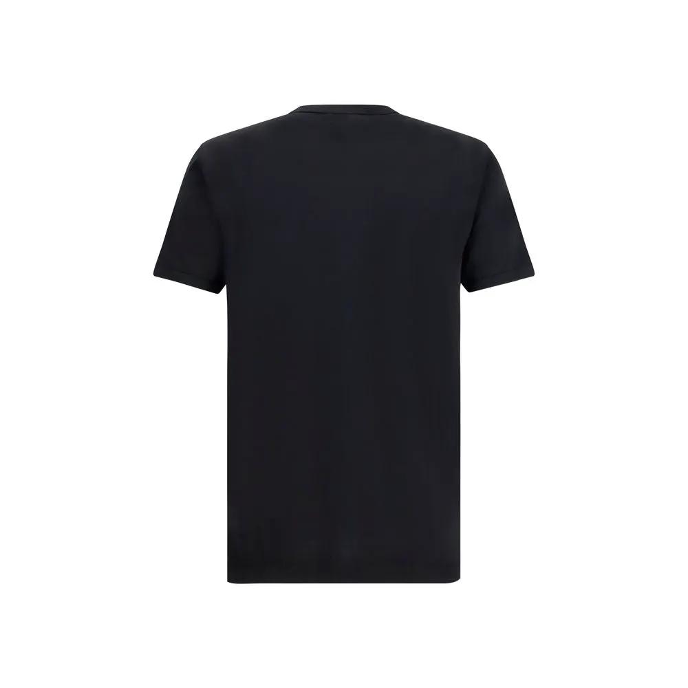 Dolce & Gabbana Black Cotton T-Shirt
