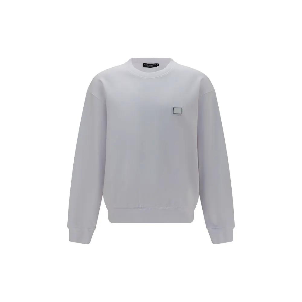 Dolce & Gabbana White Cotton Sweatshirt