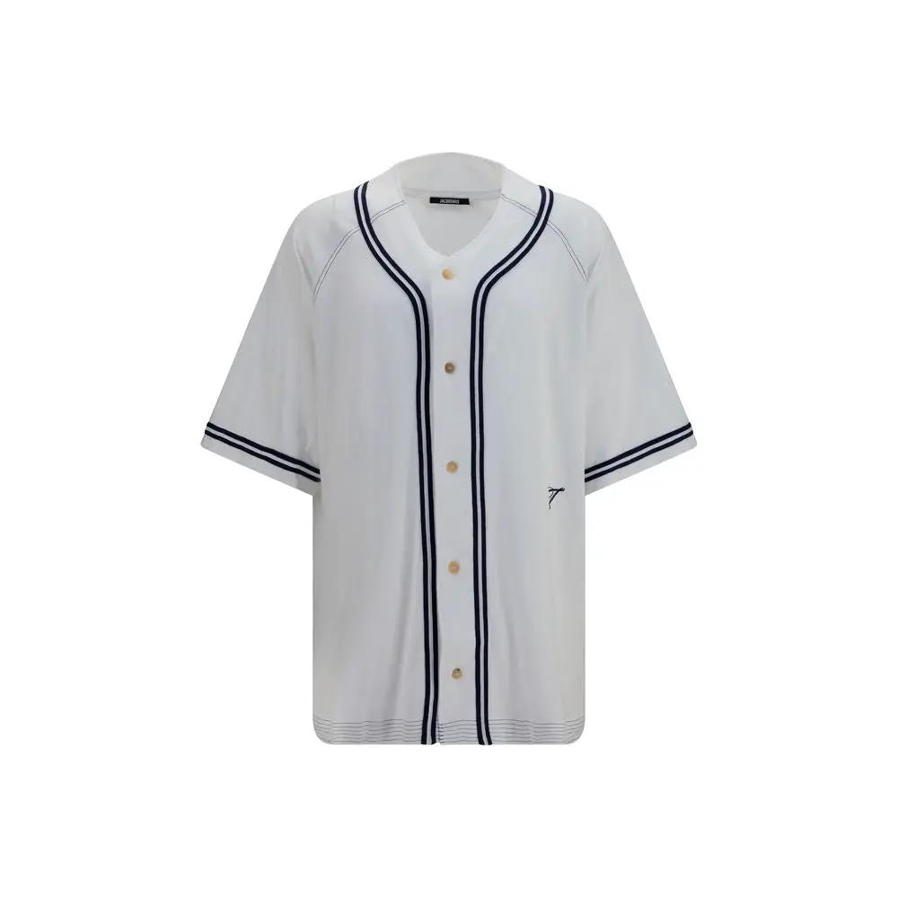 Jacquemus White Cotton Pattern Shirt