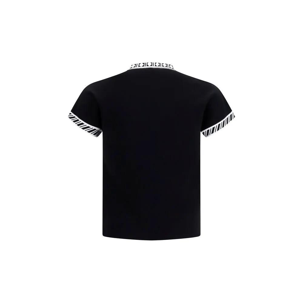 Versace Black Cotton T-Shirt