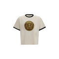Versace Beige Cotton T-Shirt
