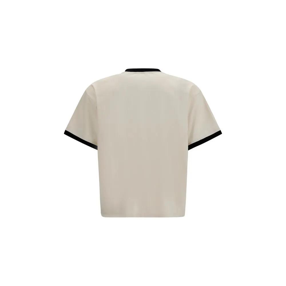 Versace Beige Cotton T-Shirt