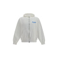 Balenciaga White Cotton Sweatshirt