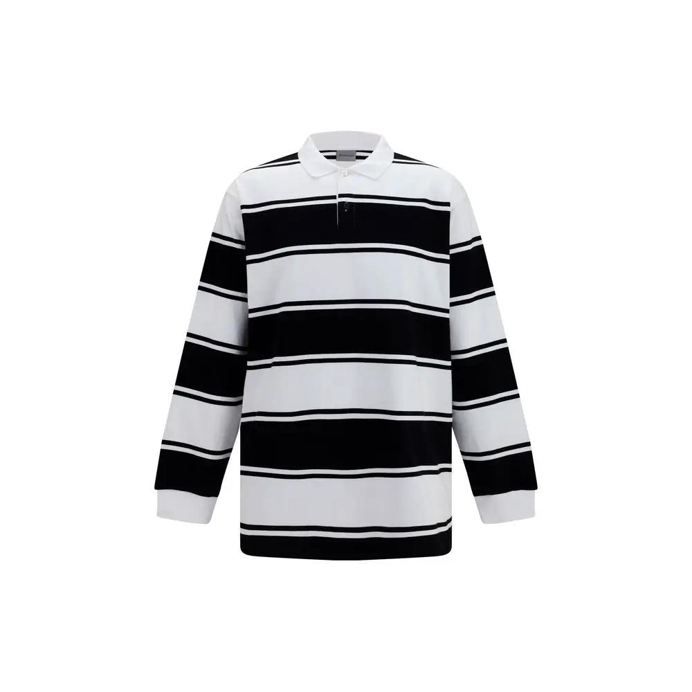 Balenciaga White Cotton Polo Shirt