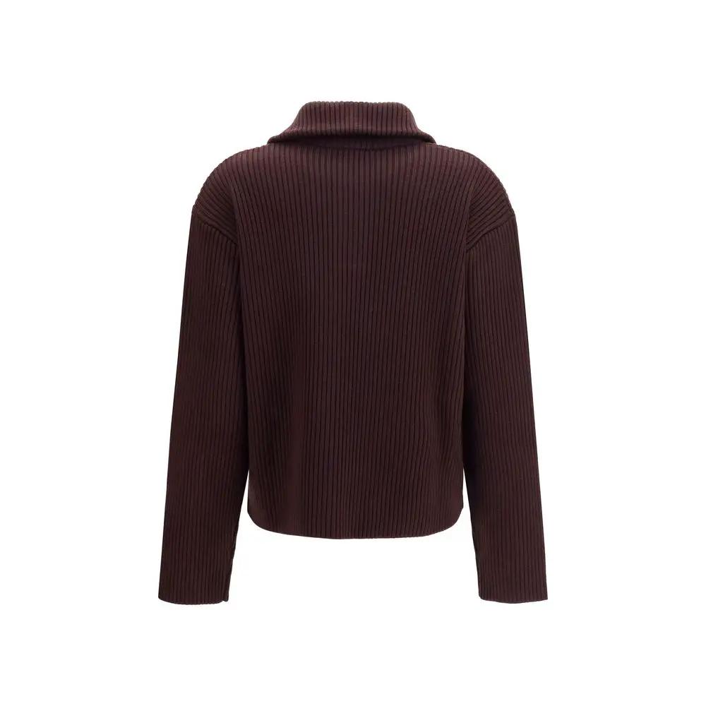 Courrèges Brown Wool Oves Aries Sweatshirt