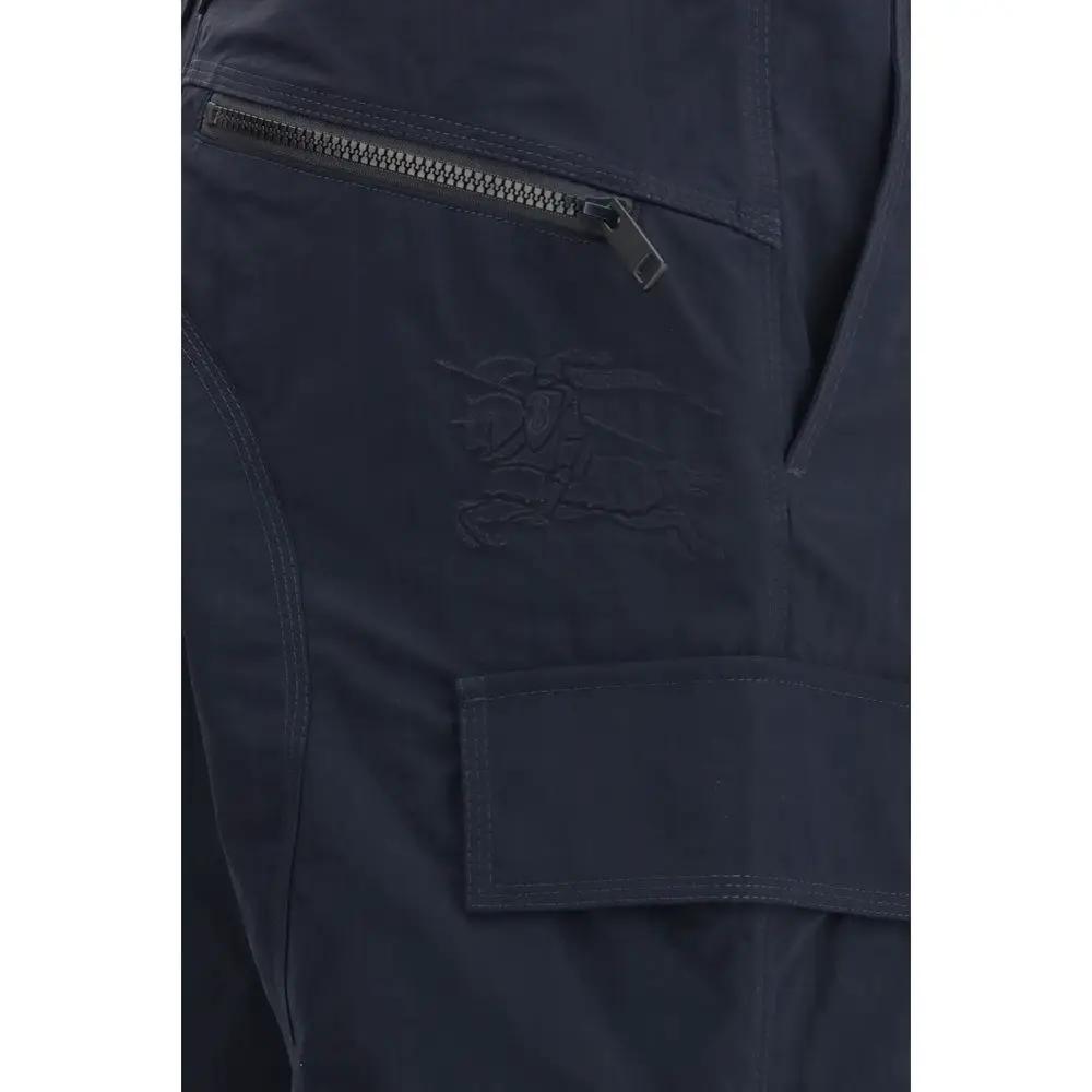 Burberry Blue Polyamide Cargo Pants