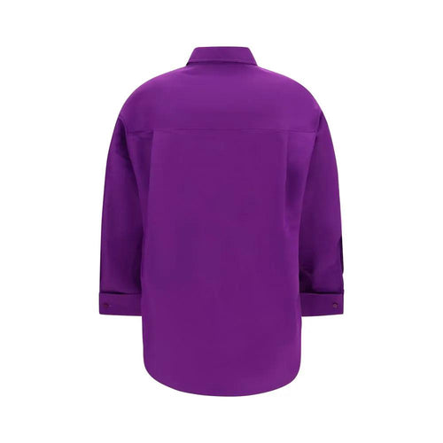 Chemise habillée Balenciaga en coton violet