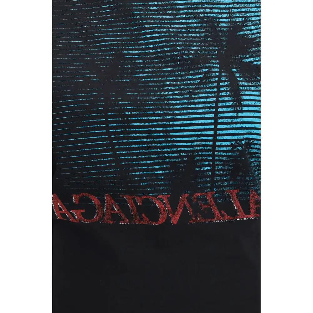 Balenciaga Black Cotton T-Shirt