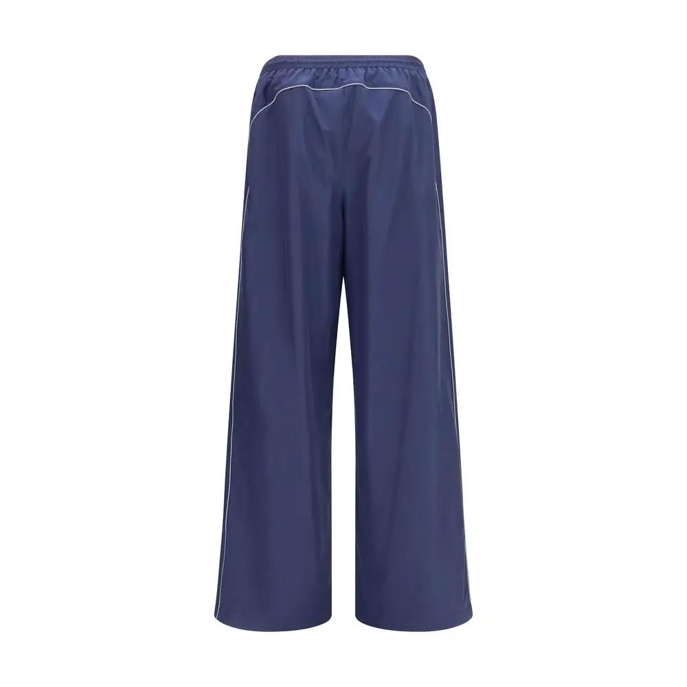 Balenciaga Blue Cotton Athletic Pants