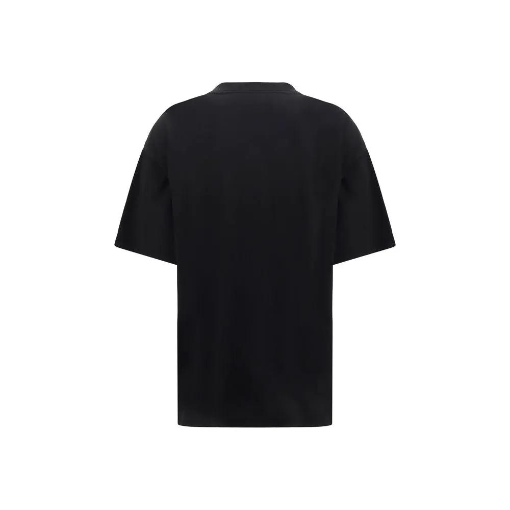 Balenciaga Black Cotton T-Shirt