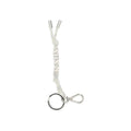 Prada White Recycled Polyamide Keychain