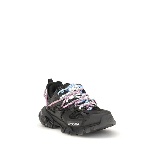 Balenciaga Black Polyester Athletic Sneakers