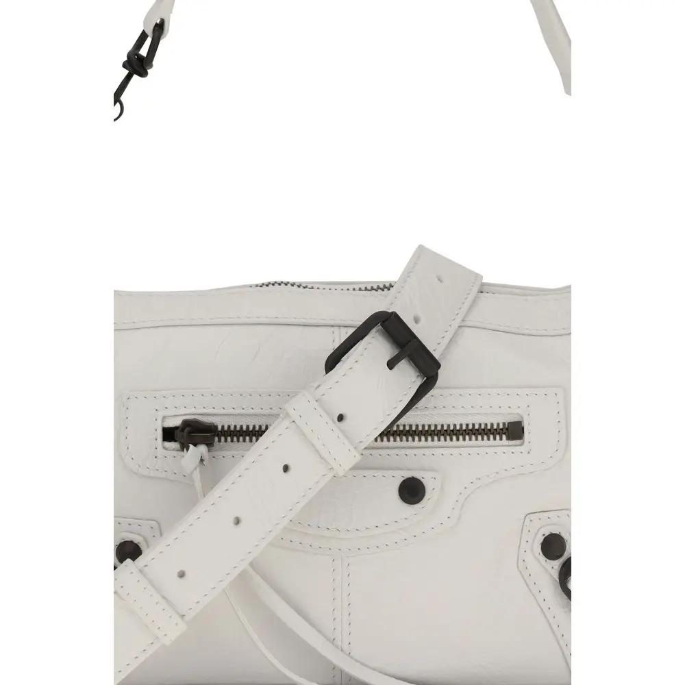 Balenciaga White Lamb Ovis Aries Aries Handbag