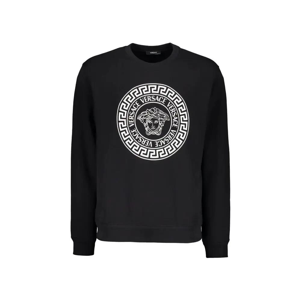 Versace Black Cotton Sweatshirt