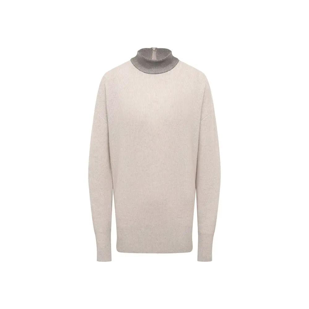 Brunello Cucinelli Beige Cashmere Sweater