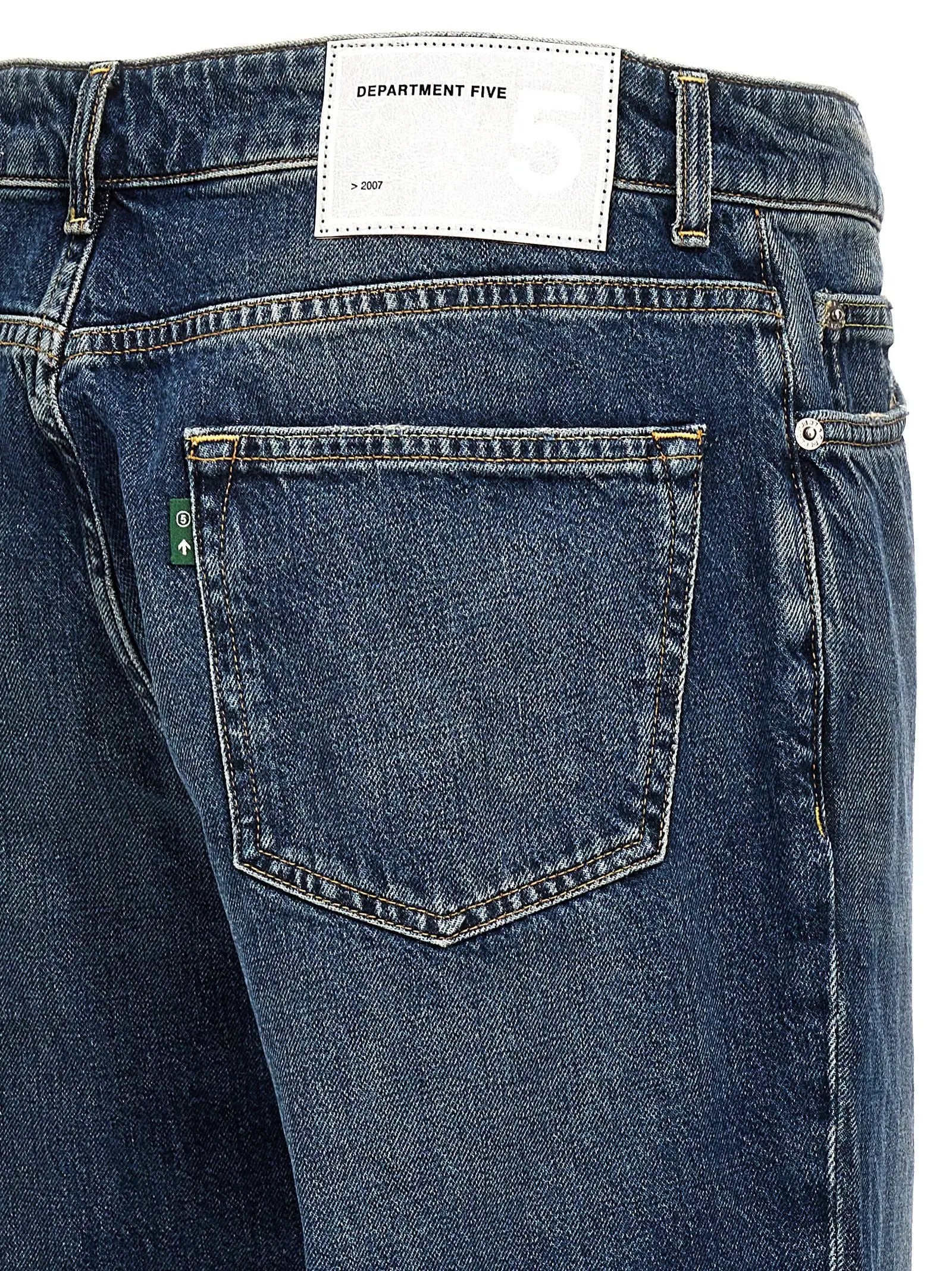 Department 5 Blue Cotton Jeans Denim