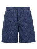 Givenchy Blue Cotton Bermuda Shorts