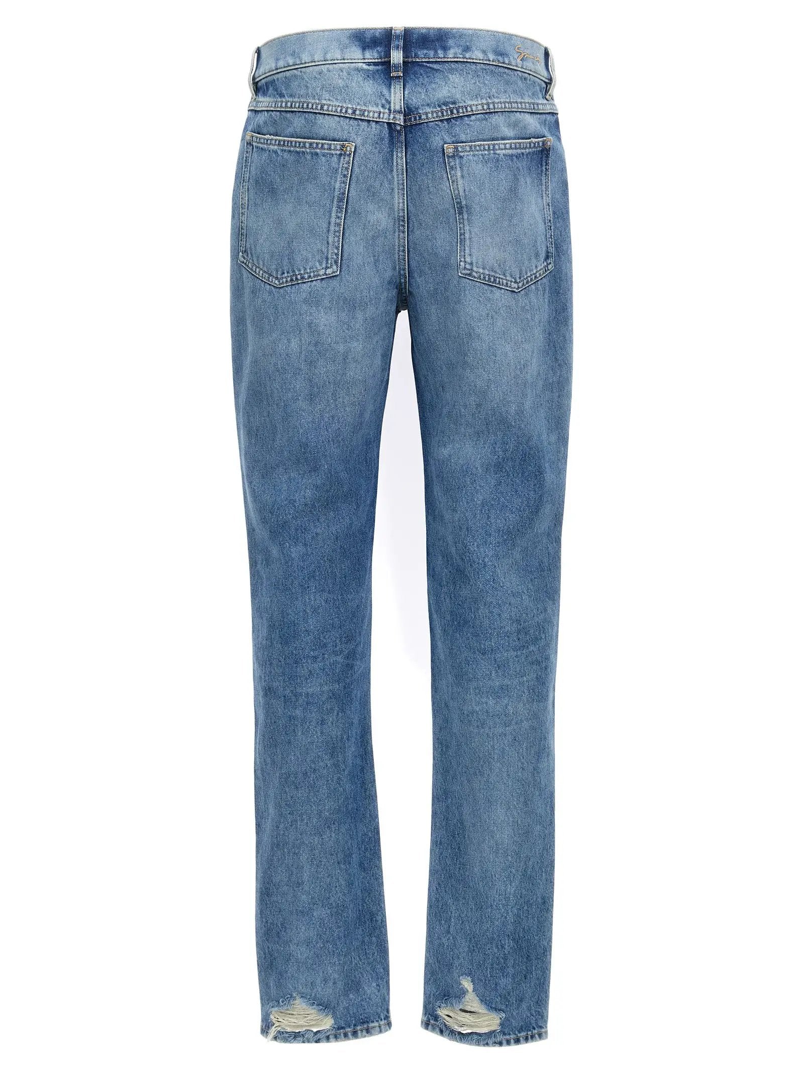 Jean droit en coton bleu Givenchy