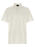 Brioni White Cotton Polo Shirt