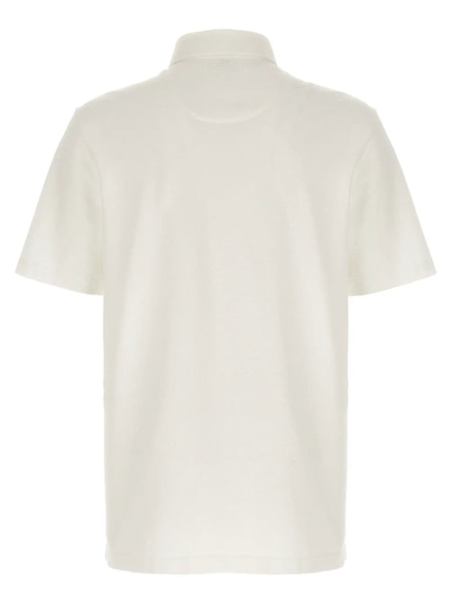Polo Brioni en coton blanc