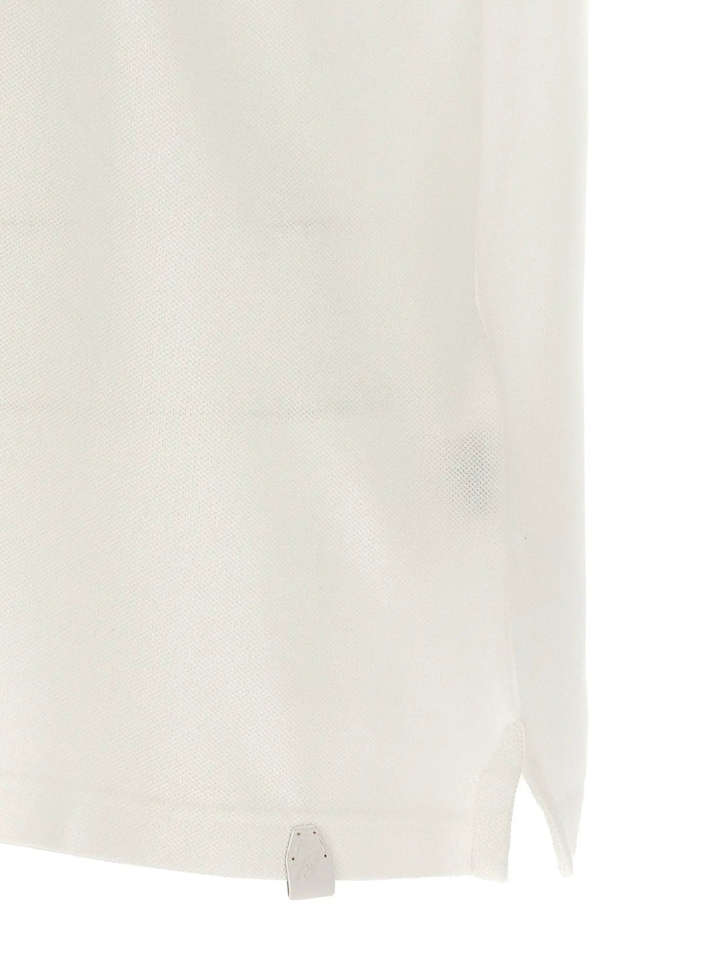 Brioni White Cotton Polo Shirt