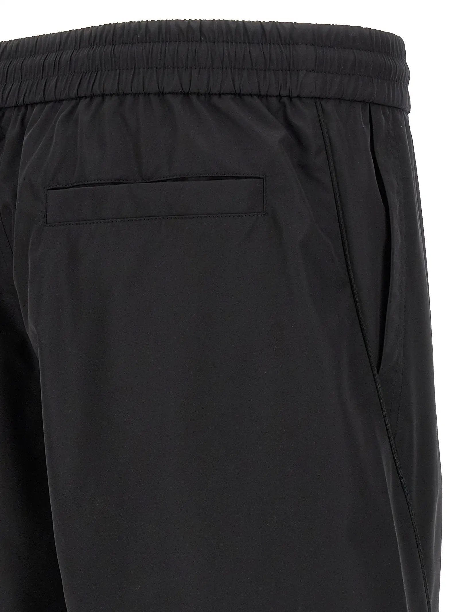 Givenchy Black Polyester Bermuda Shorts