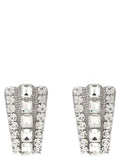Self-Portrait Silver Cotton Earrings
