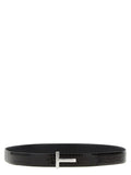 Tom Ford Brown Calfskin Regular Belt