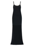 Tom Ford Black Acetate Long Dress