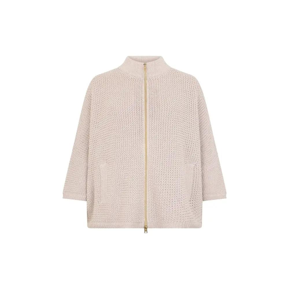Herno Beige Cotton Cardigan