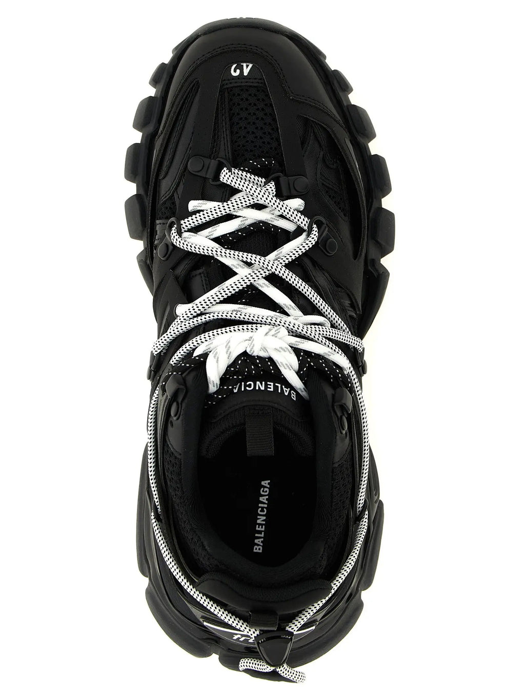 Balenciaga Black Polyethylene Athletic Sneakers