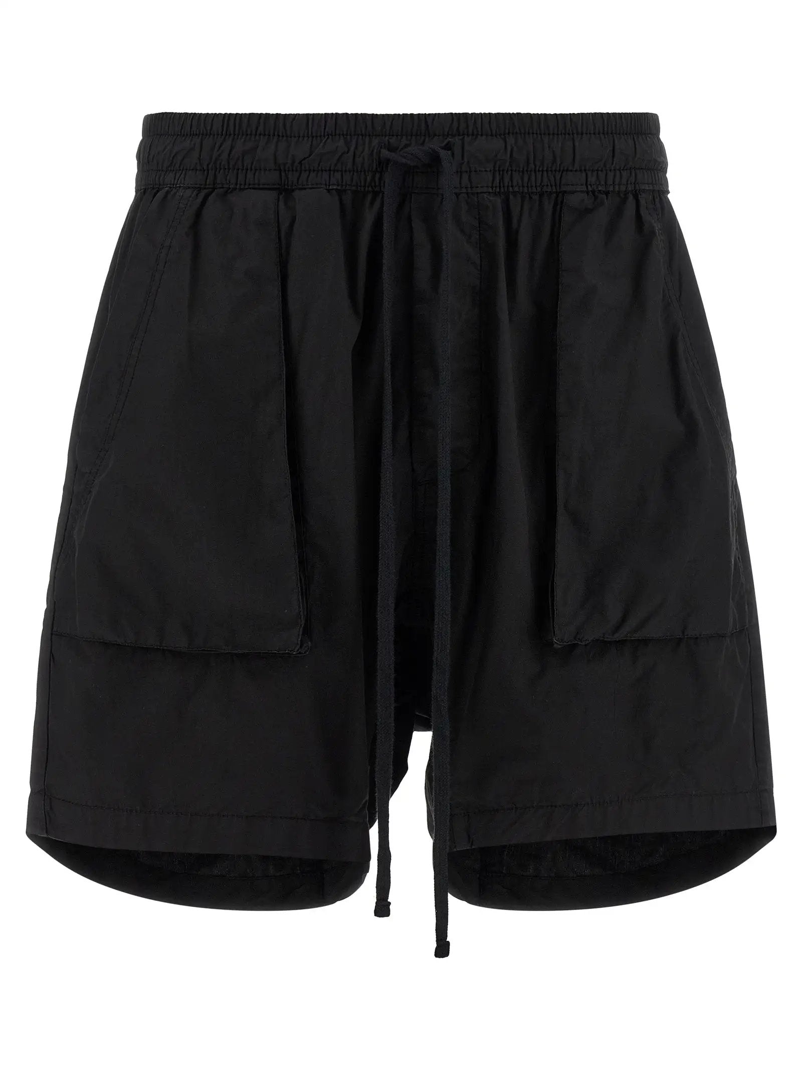 Thom Krom Black Organic Cotton Bermuda Shorts