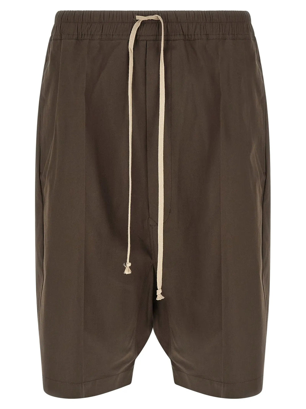 Rick Owens Brown Cotton Bermuda Shorts