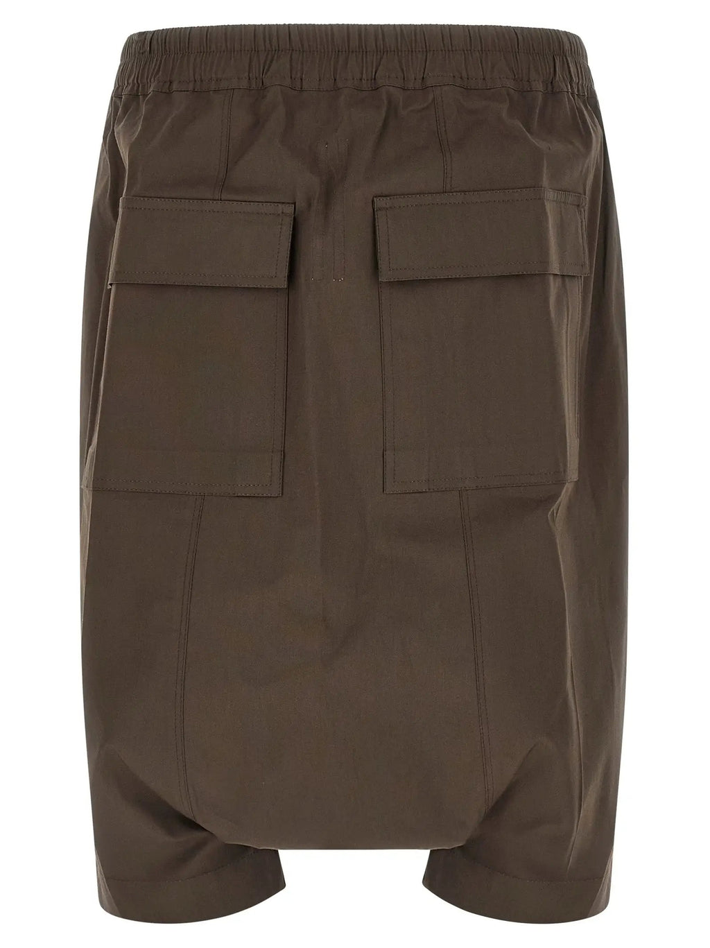 Rick Owens Brown Cotton Bermuda Shorts