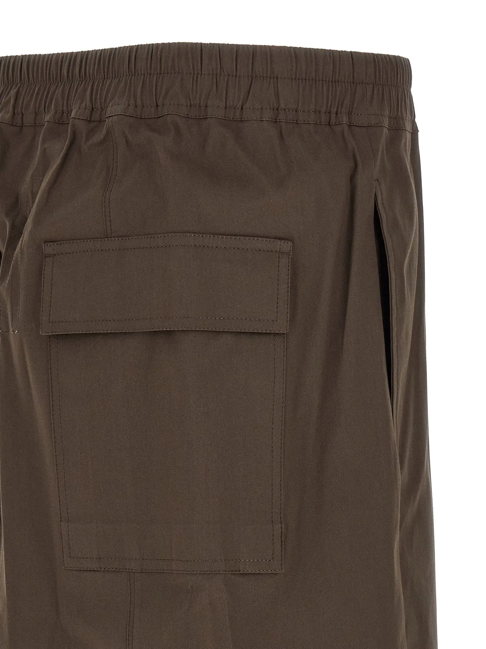 Rick Owens Brown Cotton Bermuda Shorts