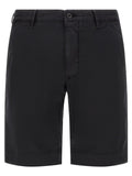 Incotex Blue Cotton Bermuda Shorts
