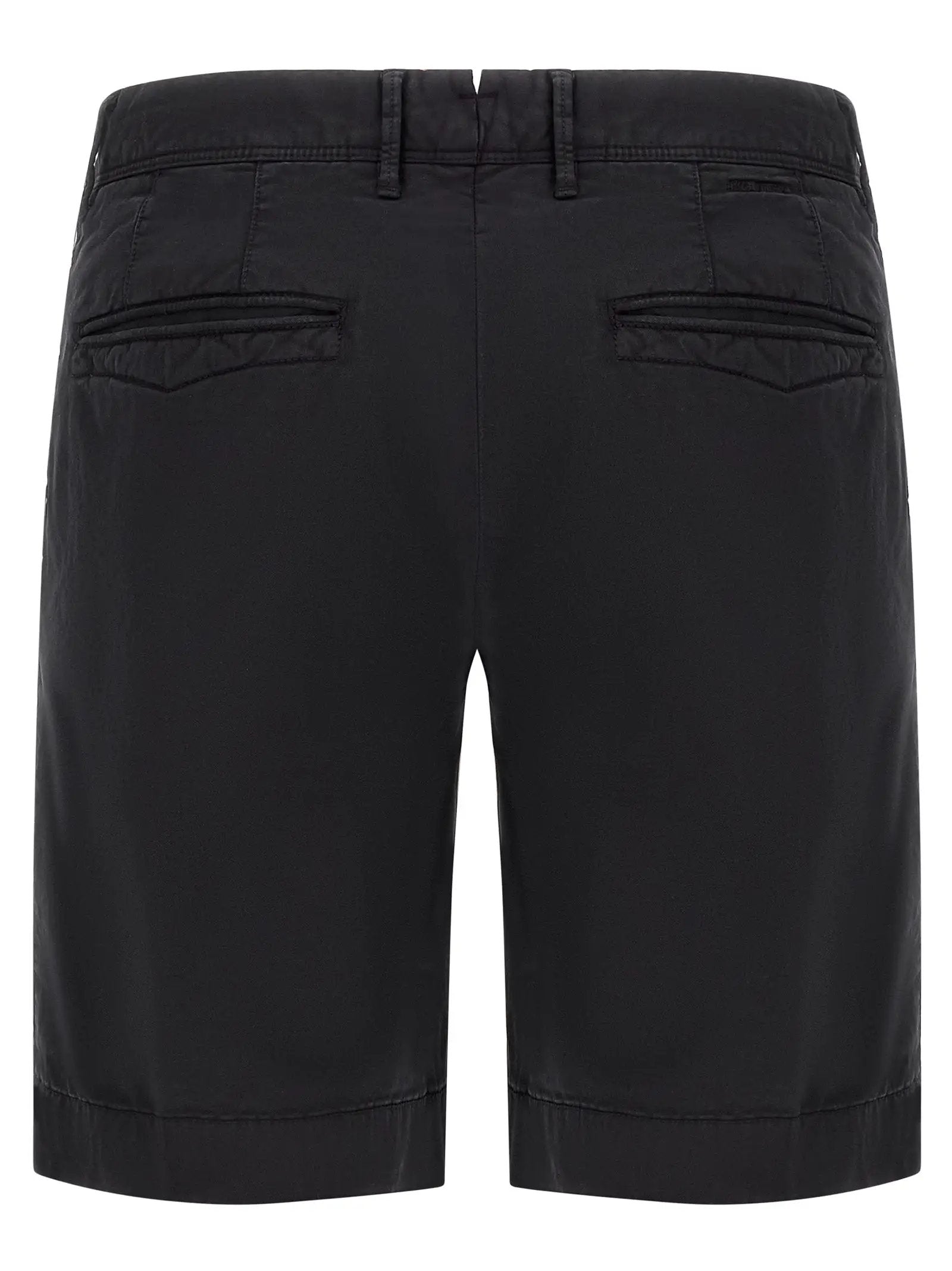 Incotex Blue Cotton Bermuda Shorts