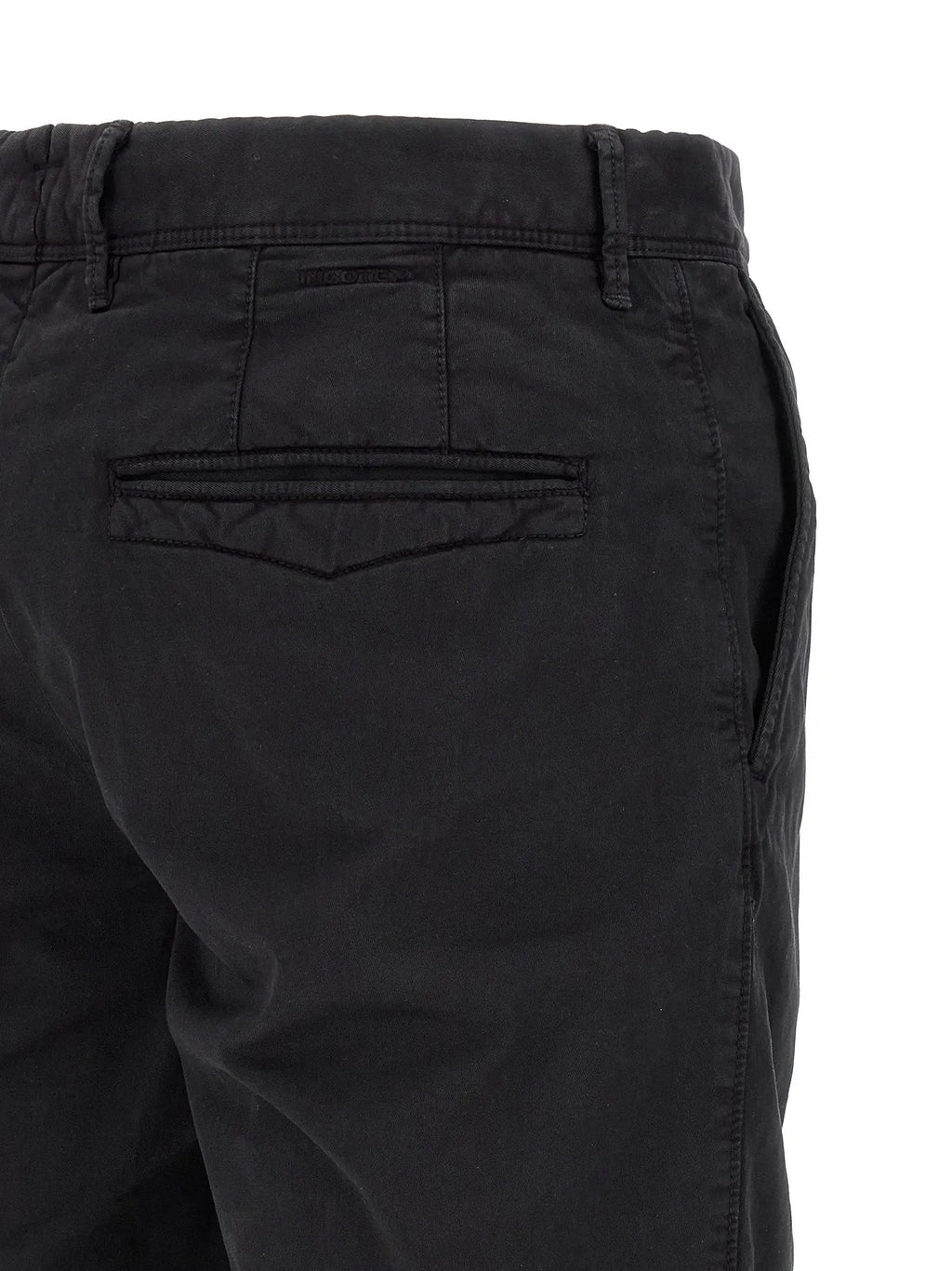 Incotex Blue Cotton Bermuda Shorts