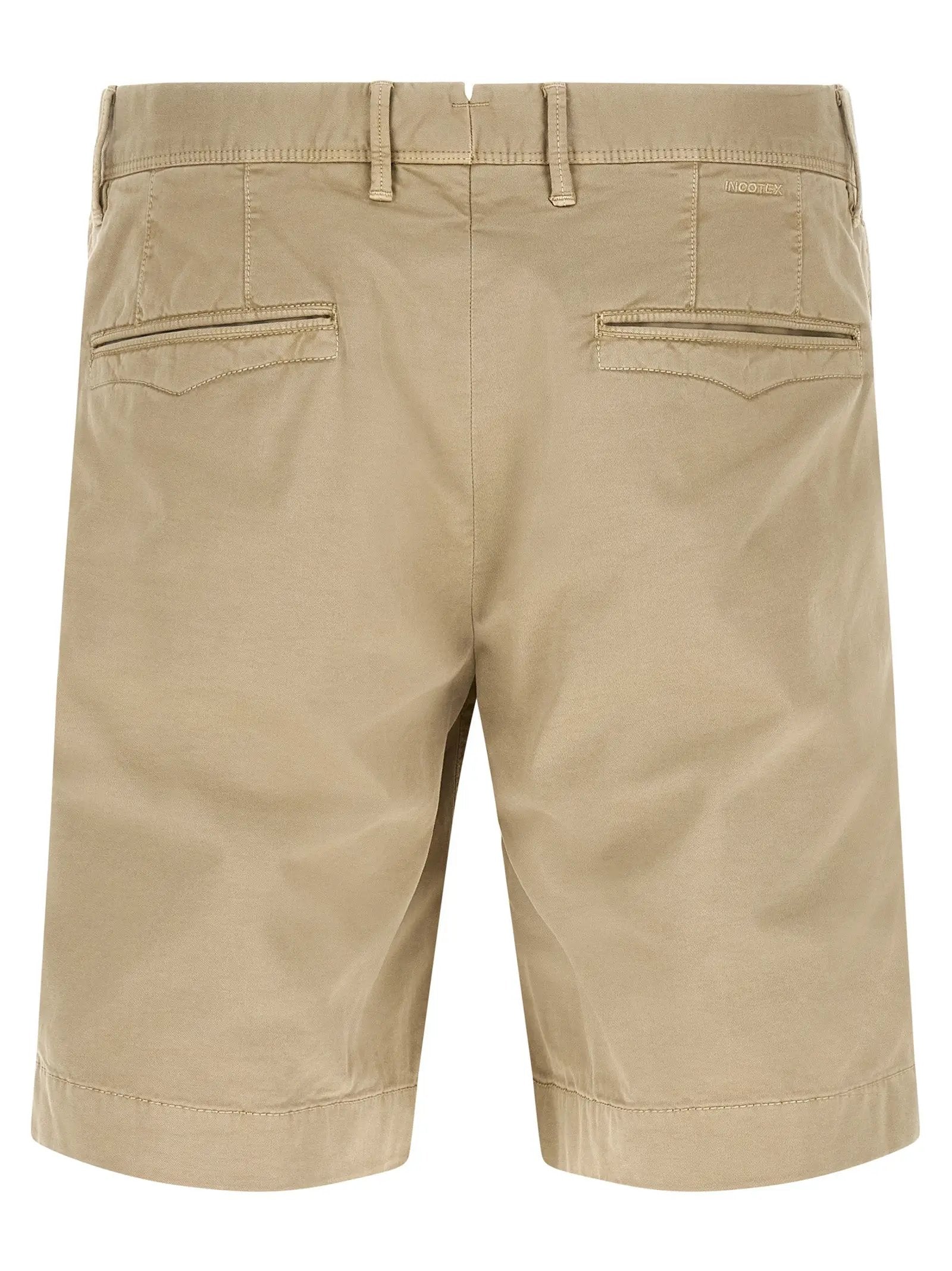Incotex Beige Cotton Bermuda Shorts