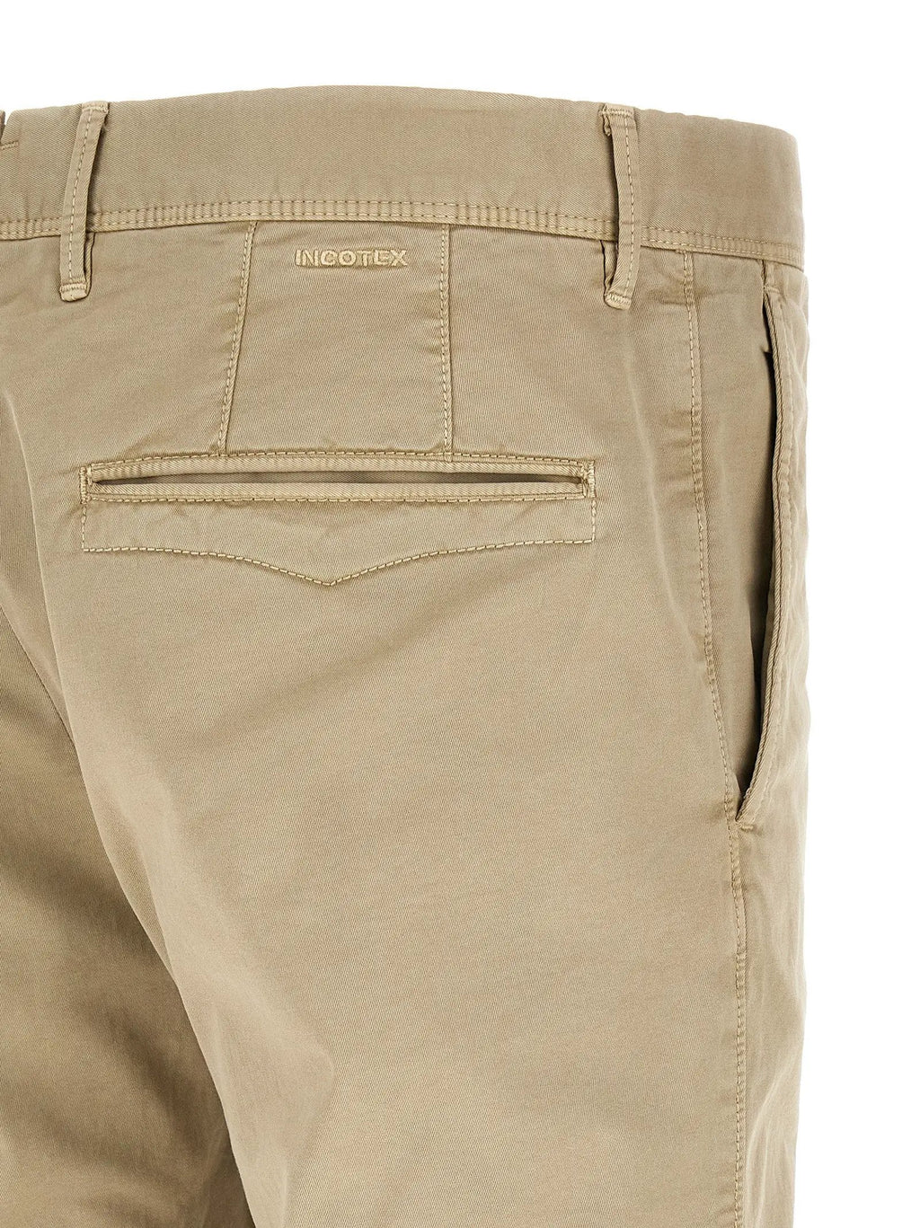 Incotex Beige Cotton Bermuda Shorts